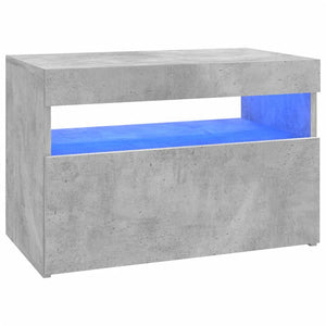 TV-Schrank Betongrau mit LED 60x35x40 cm