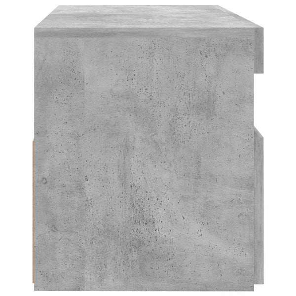 TV-Schrank Betongrau mit LED 60x35x40 cm