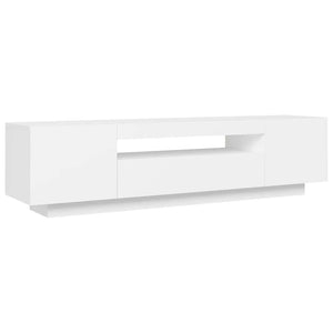 TV-Schrank mit LED Weiß 160cm