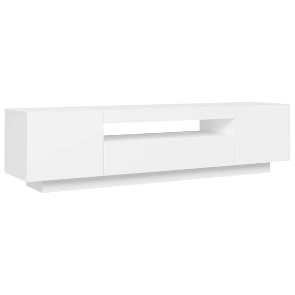 TV-Schrank mit LED Weiß 160cm