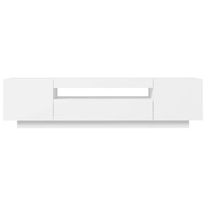 TV-Schrank mit LED Weiß 160cm