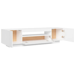 TV-Schrank mit LED Weiß 160cm