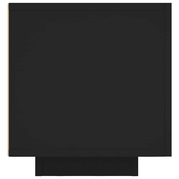 TV-Schrank Schwarz mit LED 160 cm