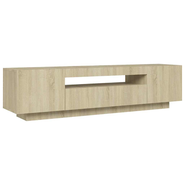 TV-Schrank Sonoma Eiche mit LED 160 cm