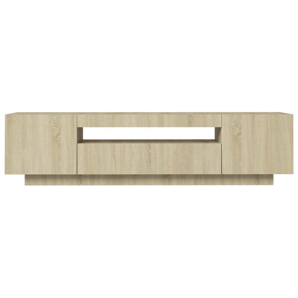 TV-Schrank Sonoma Eiche mit LED 160 cm