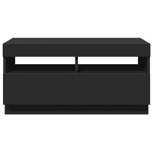 TV-Schrank Schwarz mit LED 80cm