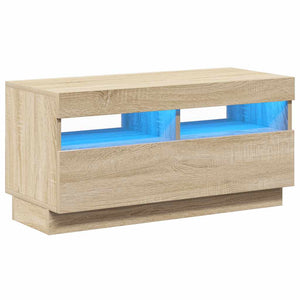 TV-Schrank Sonoma-Eiche mit LED 80cm