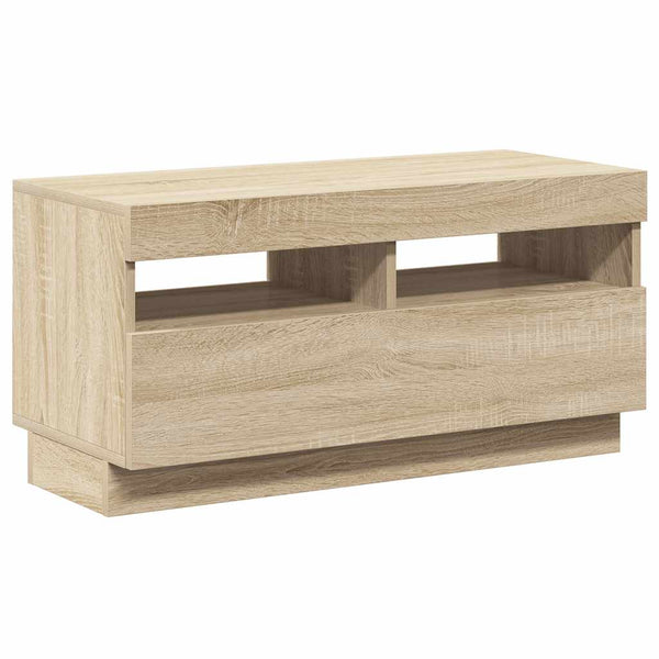 TV-Schrank Sonoma-Eiche mit LED 80cm