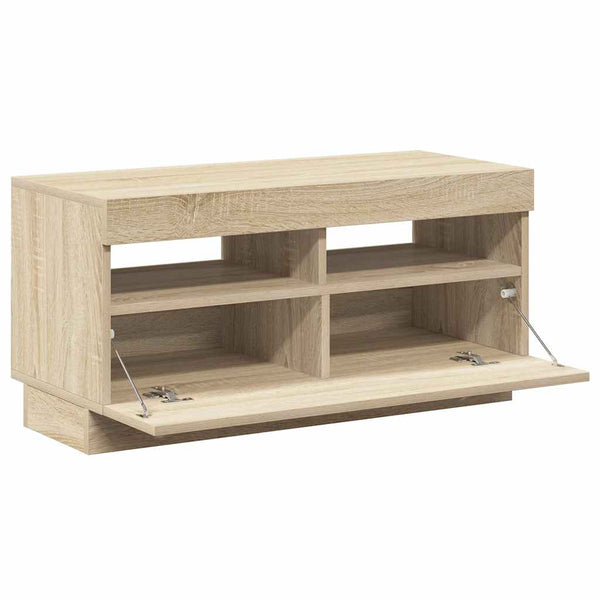 TV-Schrank Sonoma-Eiche mit LED 80cm