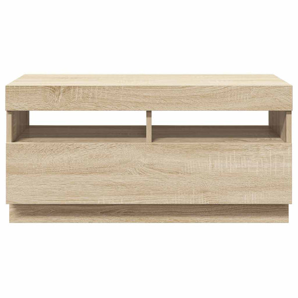 TV-Schrank Sonoma-Eiche mit LED 80cm
