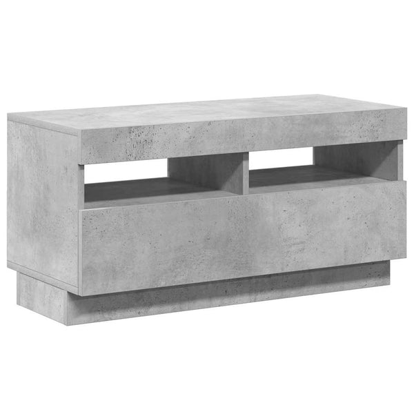 TV-Schrank Betongrau mit LED 80cm