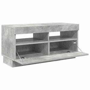 TV-Schrank Betongrau mit LED 80cm