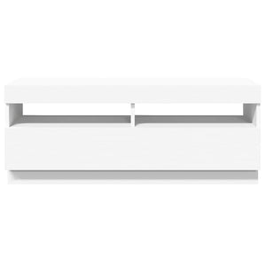 TV-Schrank mit LED Weiß 100 cm