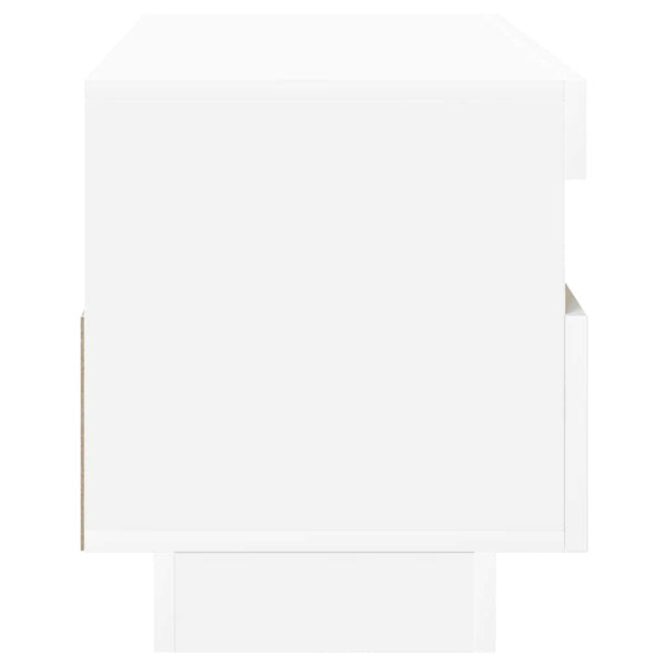 TV-Schrank mit LED Weiß 100 cm