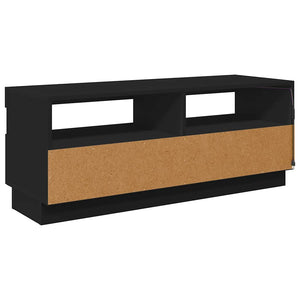 TV-Schrank Schwarz mit LED 100cm