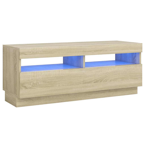 TV-Schrank Sonoma Eiche mit LED 100cm