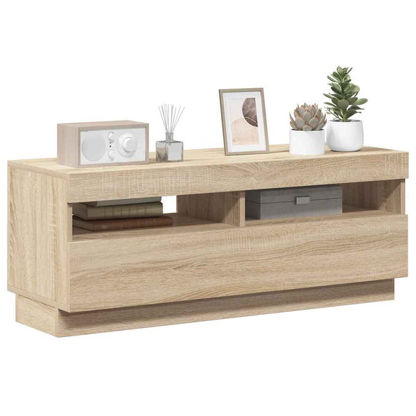 TV-Schrank Sonoma Eiche mit LED 100cm