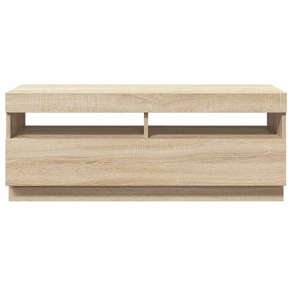 TV-Schrank Sonoma Eiche mit LED 100cm