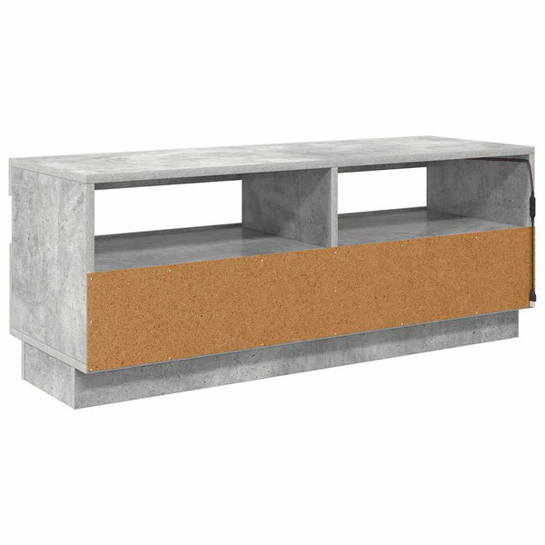 TV-Schrank Betongrau mit LED 100cm