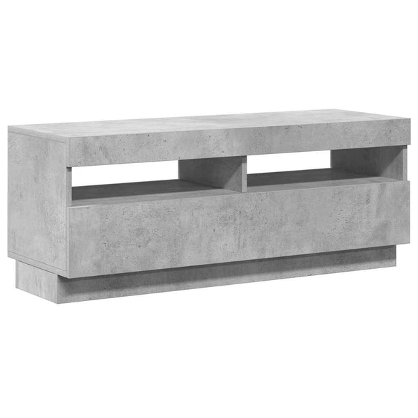 TV-Schrank Betongrau mit LED 100cm