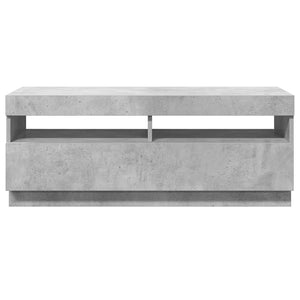 TV-Schrank Betongrau mit LED 100cm