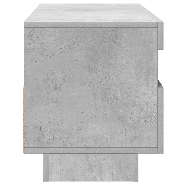 TV-Schrank Betongrau mit LED 100cm