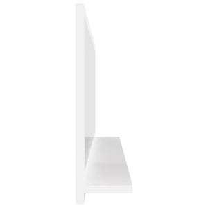 Weißer Badspiegel mit Ablage, 90 cm
