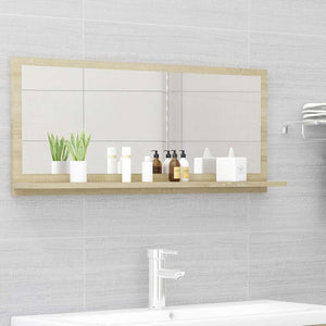 Badspiegel Sonoma-Eiche 90 cm