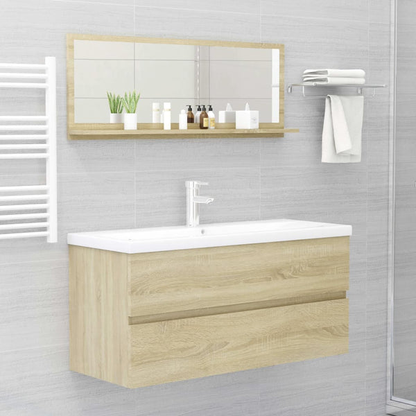 Badspiegel Sonoma Eiche 100 cm