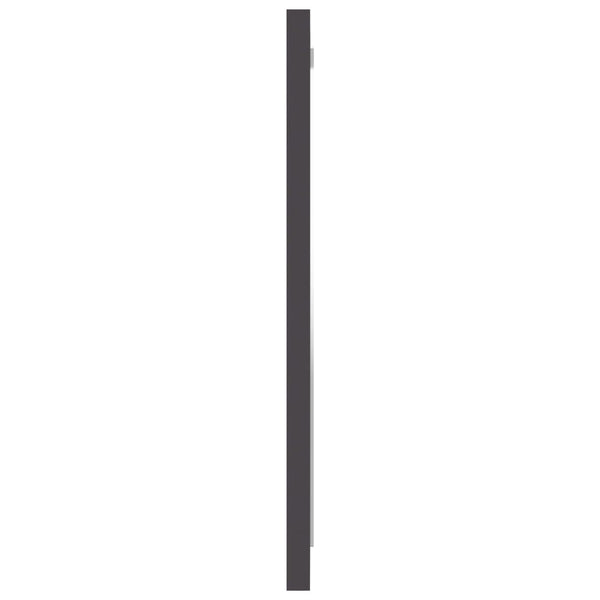 Grauer Badspiegel 40x37 cm