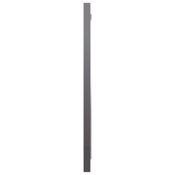 Hochglanz Grau Badspiegel 40x37 cm