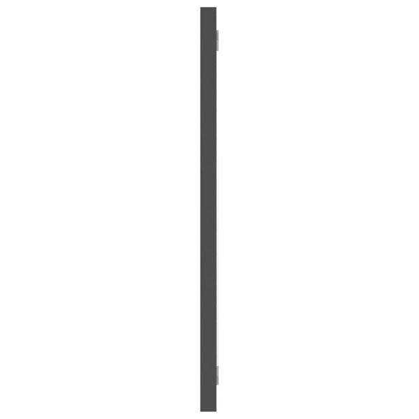 Grauer Badspiegel 60x37 cm
