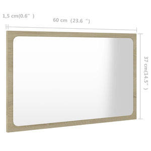 Badspiegel Sonoma Eiche 60 cm