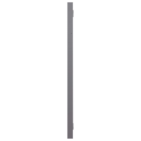 Hochglanz Grau Badspiegel 60x37 cm