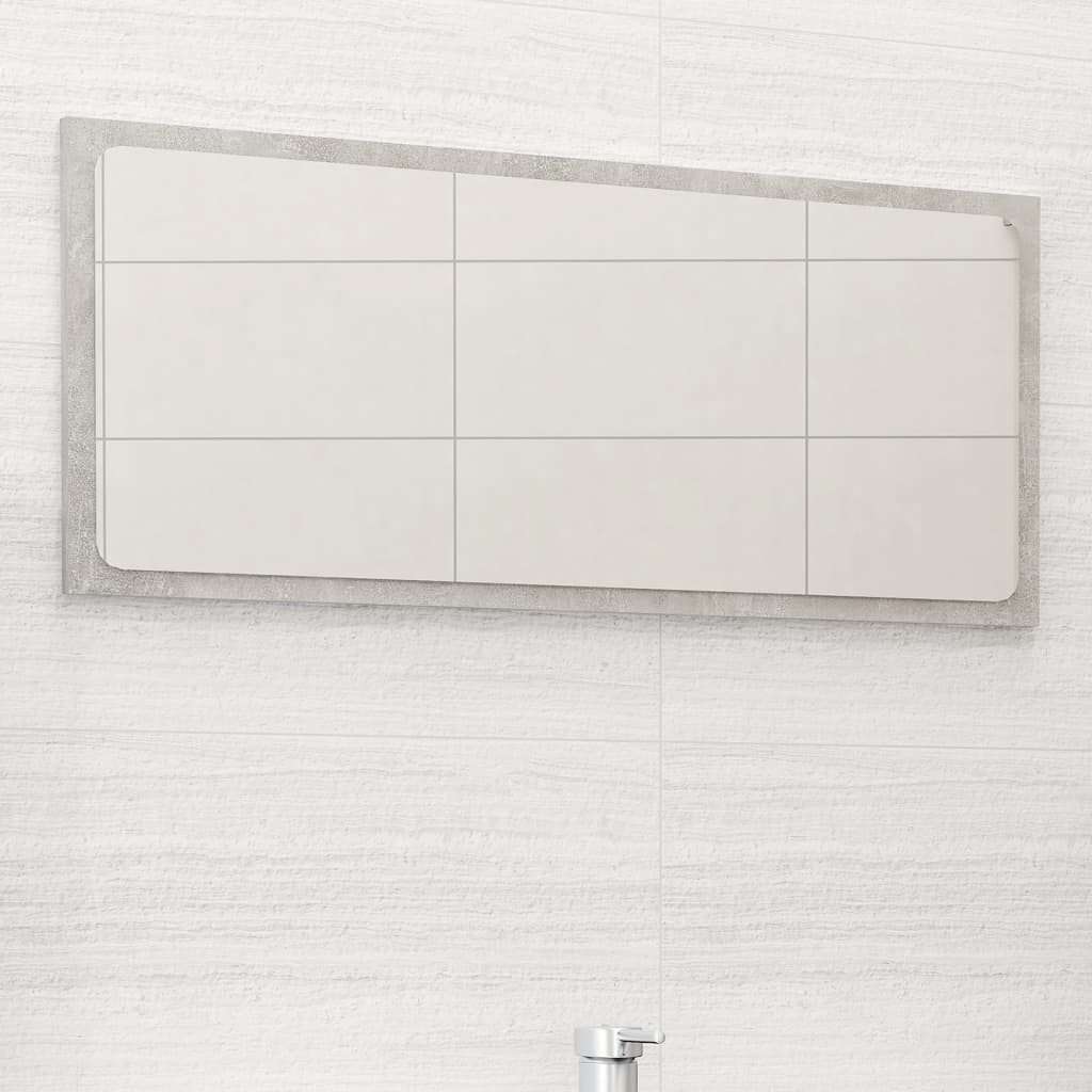 Badspiegel Betongrau 80 cm