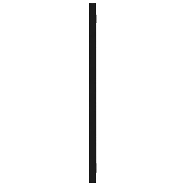 Schwarzer Badspiegel 90 cm