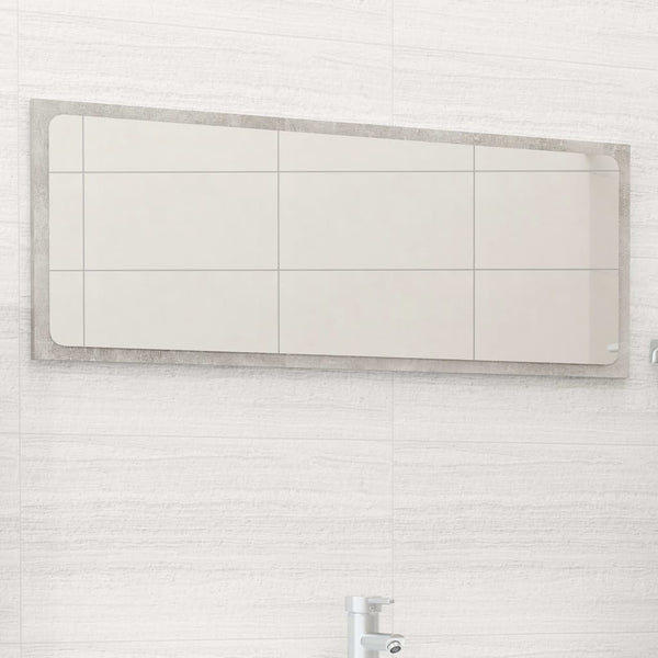 Betongrauer Badspiegel 90 cm