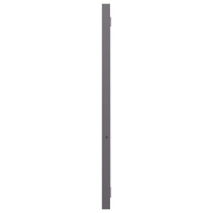 Hochglanz Grau Badspiegel 90x37 cm