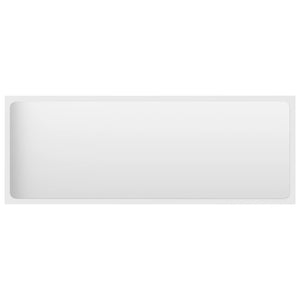 Weißer Badspiegel 100x37 cm