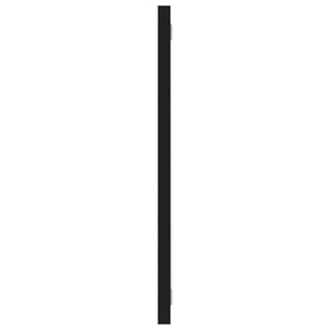 Schwarzer Badspiegel 100x37 cm