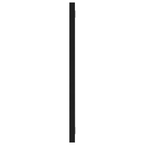 Schwarzer Badspiegel 100x37 cm