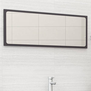 Grauer Badspiegel 100 cm