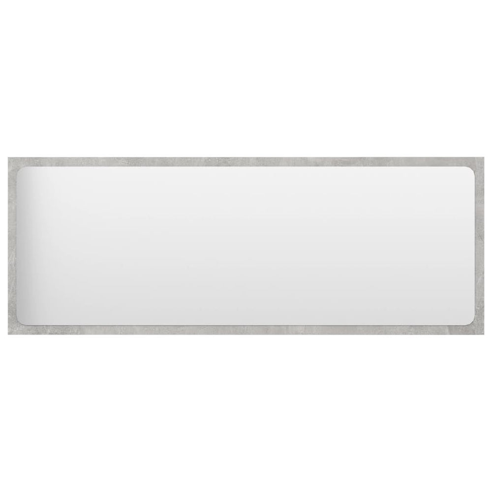 Betongrauer Badspiegel 100 cm