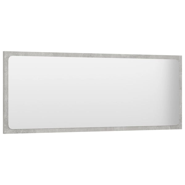 Betongrauer Badspiegel 100 cm