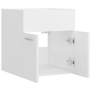 Weißer Waschbeckenunterschrank 41x38,5x46 cm