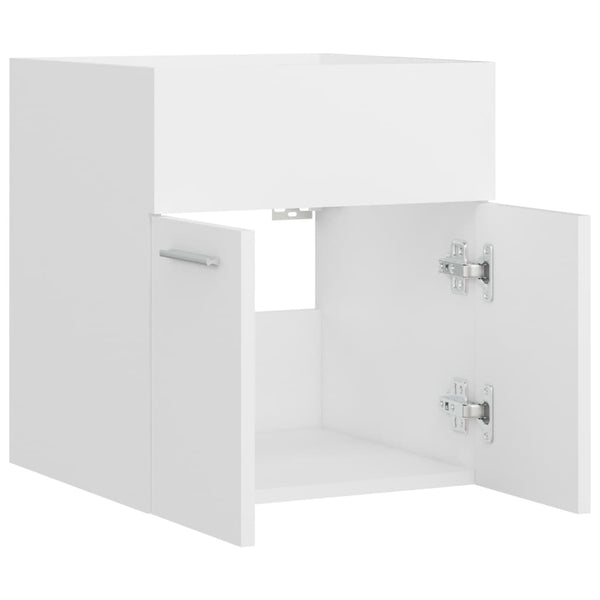 Weißer Waschbeckenunterschrank 41x38,5x46 cm