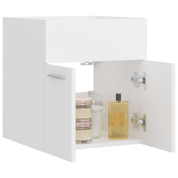 Weißer Waschbeckenunterschrank 41x38,5x46 cm