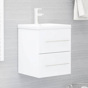 Weißer Waschbeckenunterschrank 41x38,5x48 cm
