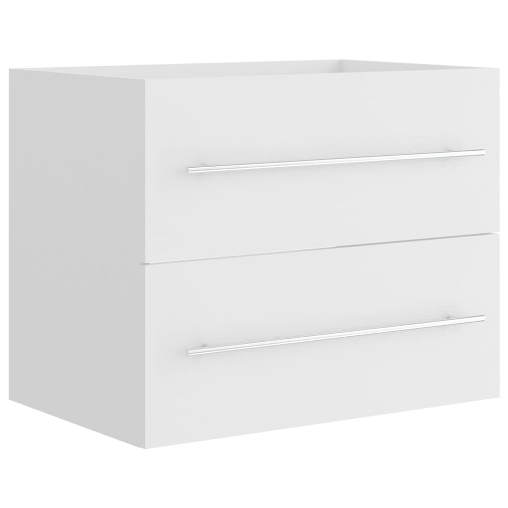 Waschbeckenunterschrank Weiß 60 cm