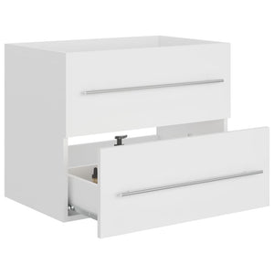 Waschbeckenunterschrank Weiß 60 cm